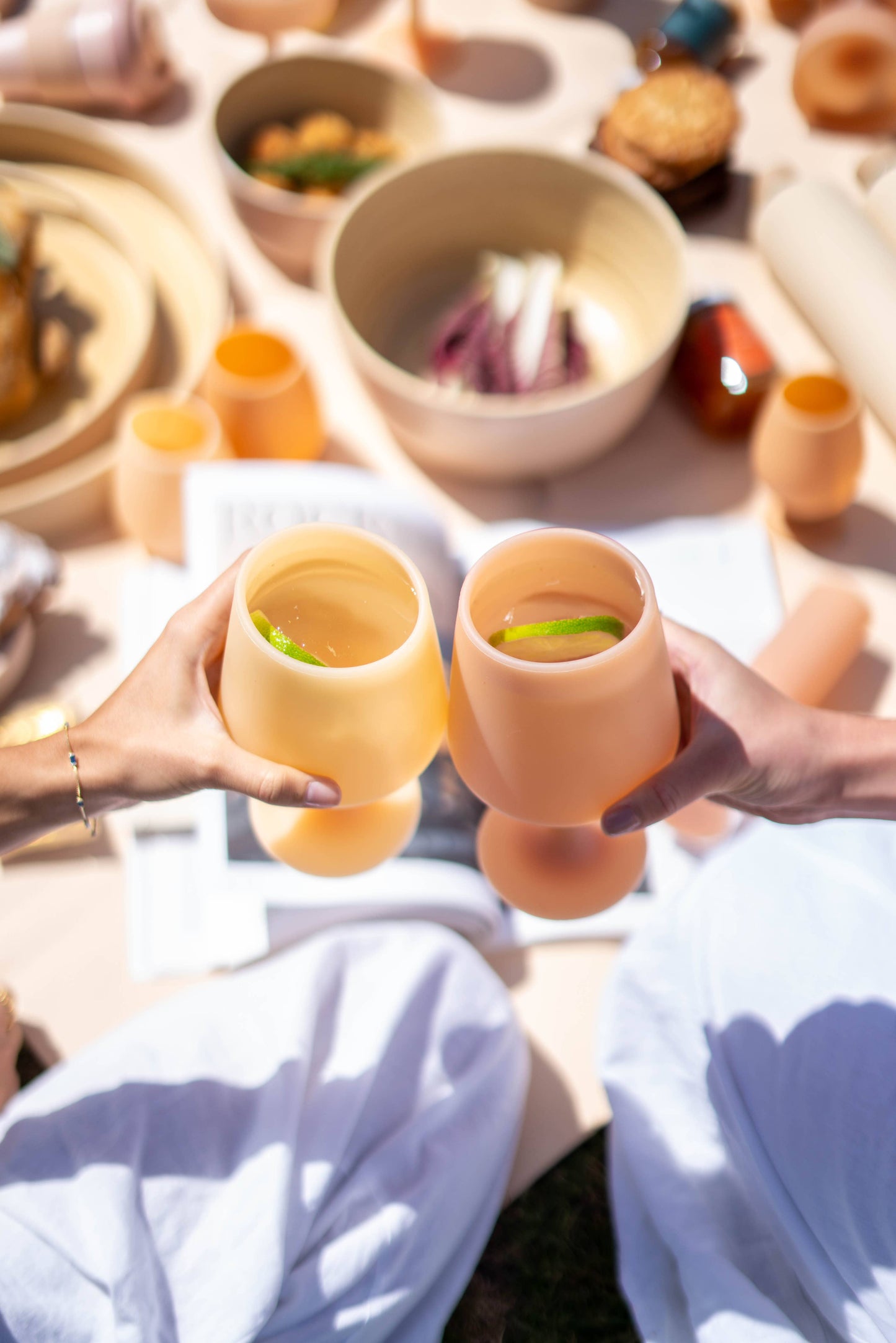 Wheat + Oat | Swepp | Silicone Unbreakable Wine Glasses