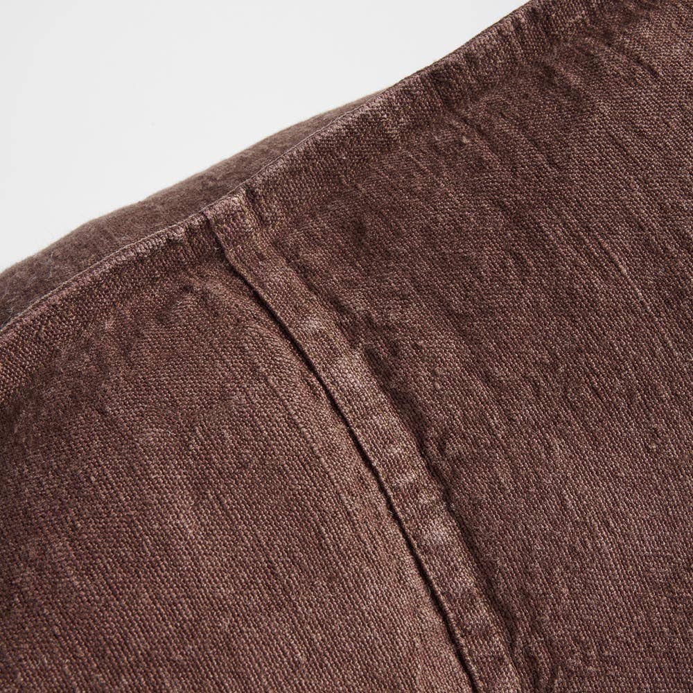 Luca® Linen Cushion Cover - Chocolate