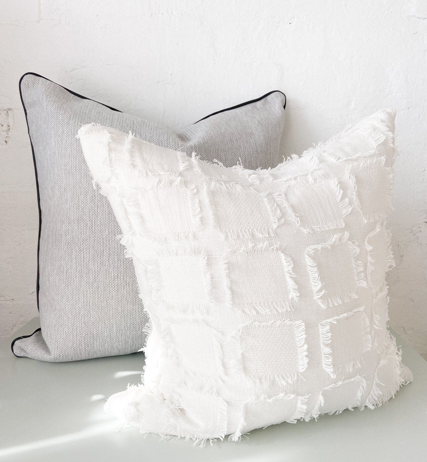 Bedu Cushion 50cm x 50cm | White