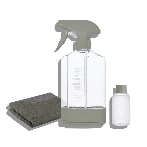 Bathroom Cleaning Kit | Olive