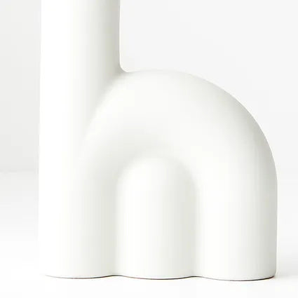 Herio Candle Holder White