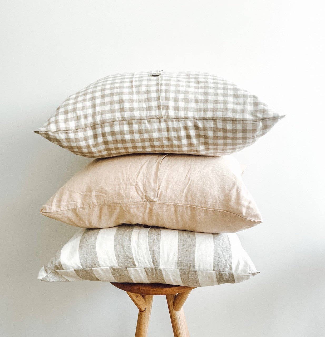 Linen Cushion - Gingham