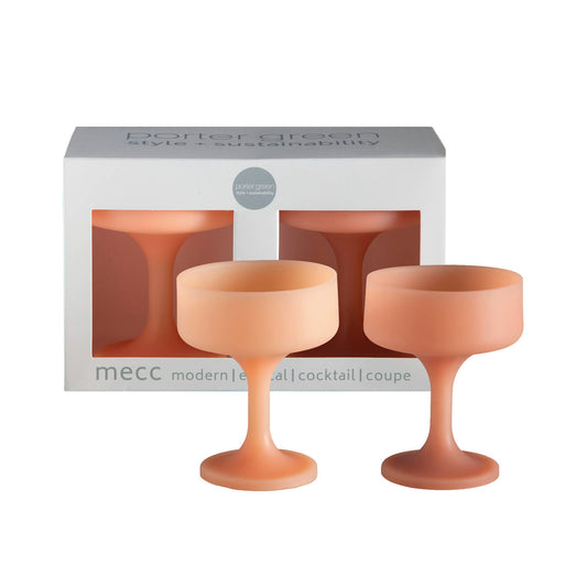 Wheat + Oat | Mecc | Silicone Unbreakable Cocktail Glasses